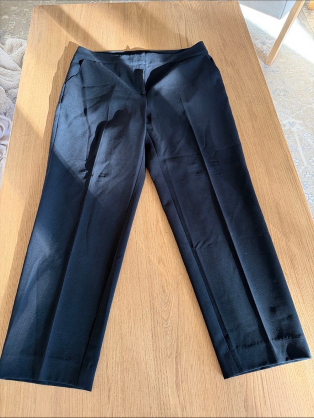St. John Caviar black slacks large